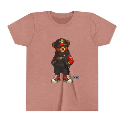 Youth Tee — 'Unity' Streetwear Teddy Bear Graphic Shirt