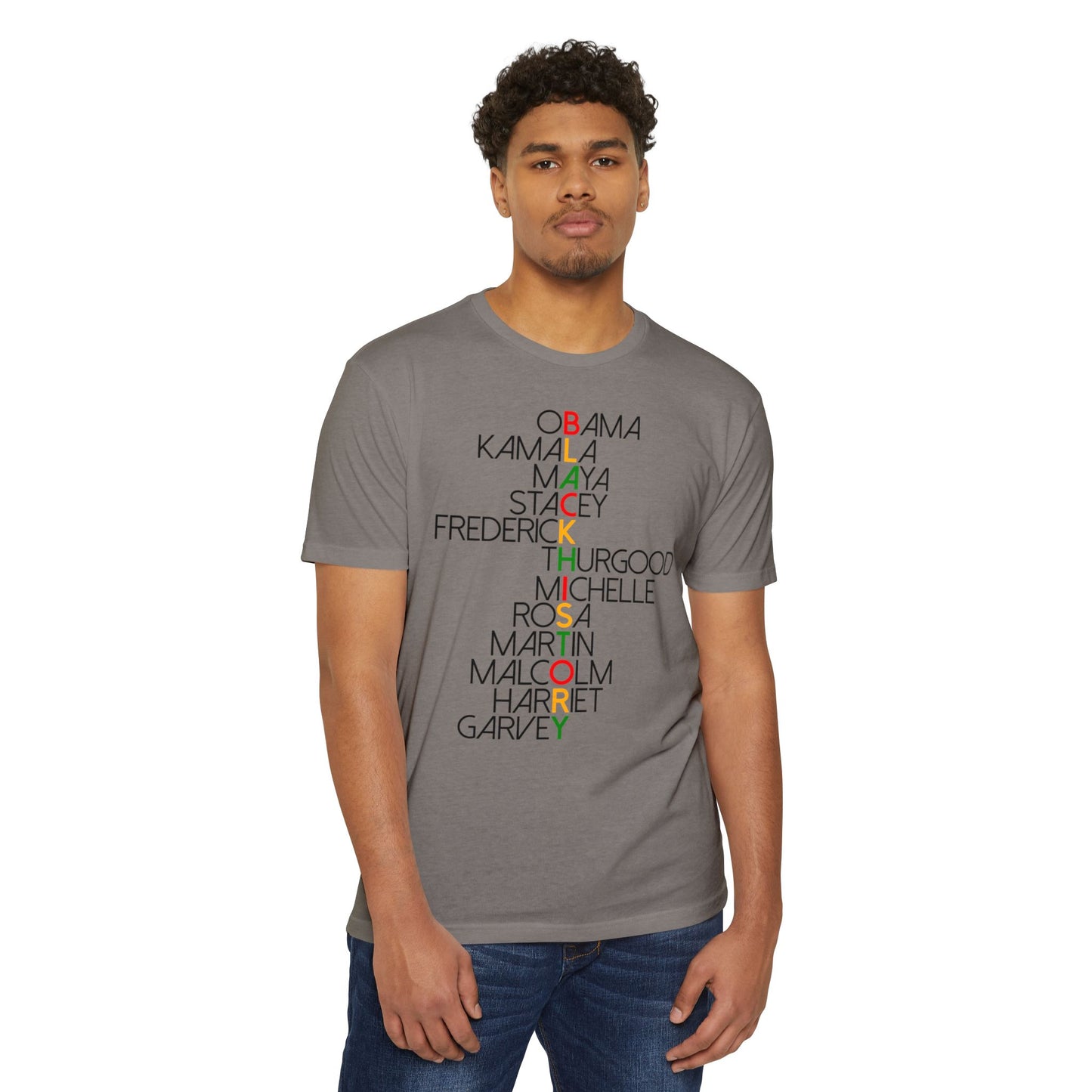 Civil Rights Leaders Names T-Shirt — Black History Tribute Tee