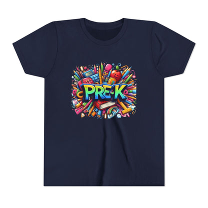 PRE-K Kids Tee — Colorful Back-to-School Pre-K Shirt for Preschoolers