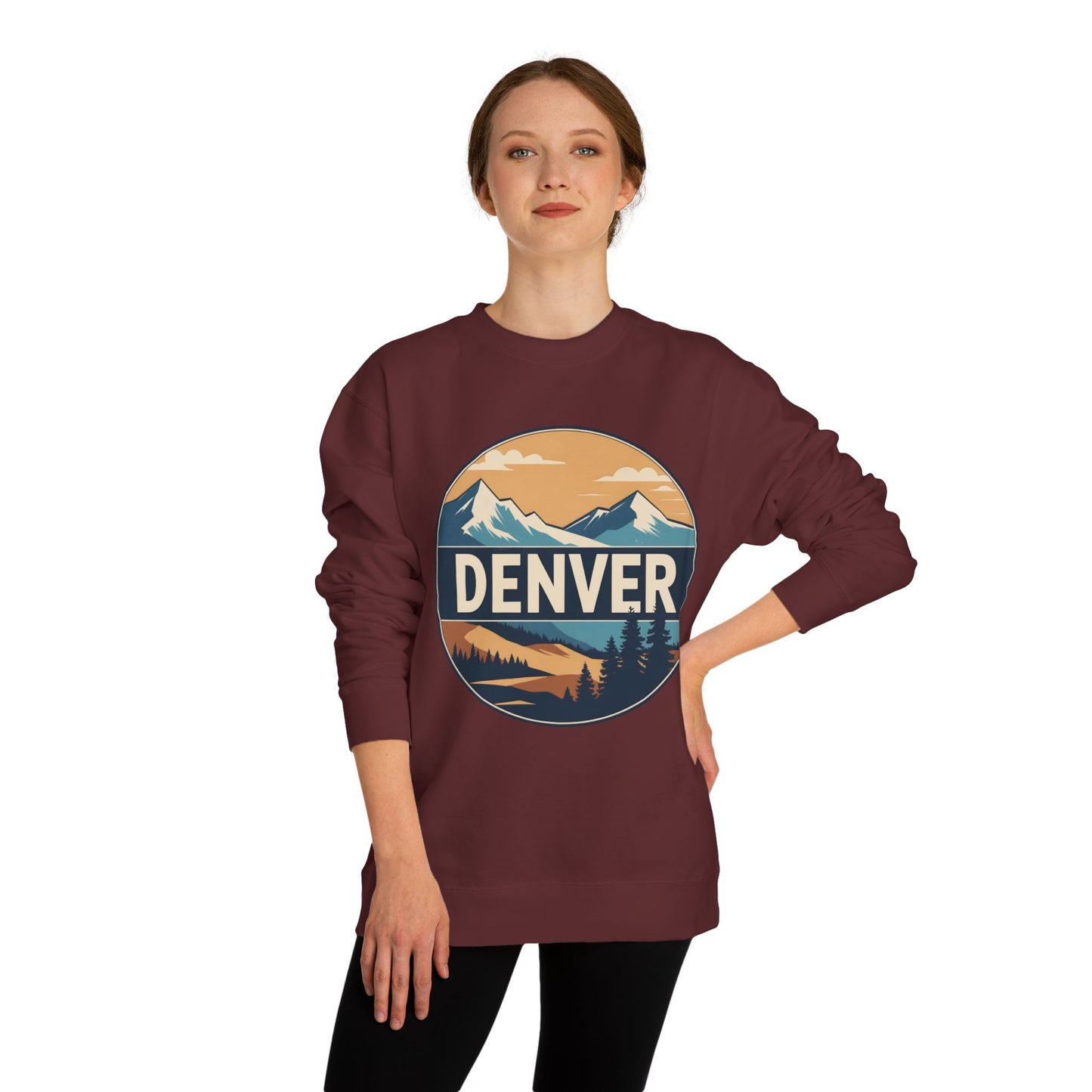 Denver Mountain Badge Sweatshirt