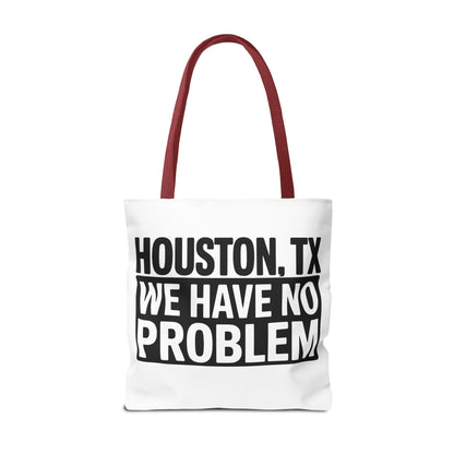 Houston TX Tote Bag — 'We Have No Problem' Graphic Market Tote