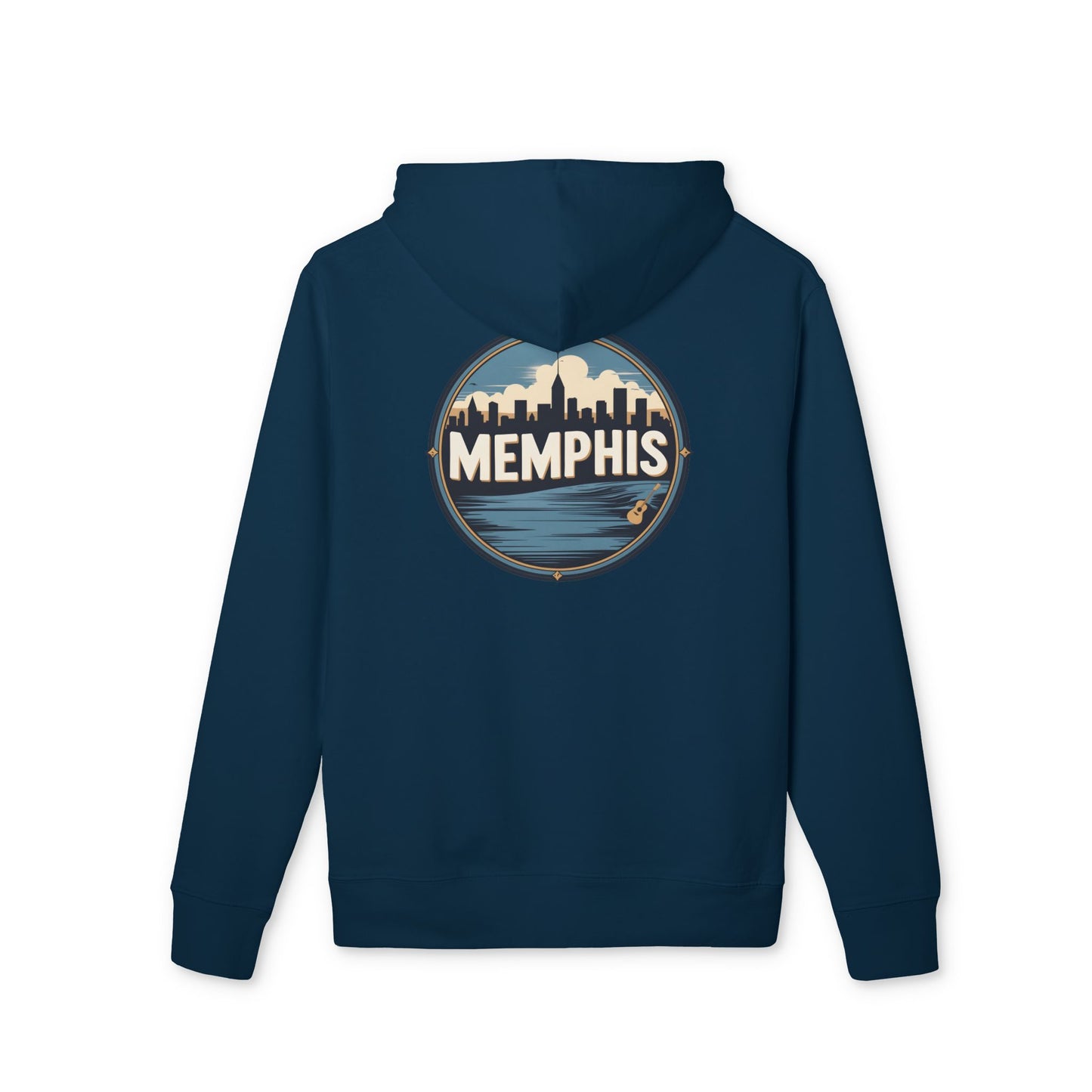 Memphis Skyline Hoodie — Retro Cityscape Pullover