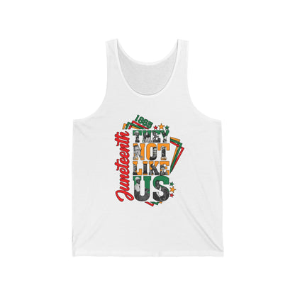 Juneteenth 'Not Like Us' Graphic Tank Top – Black History Celebration Vest