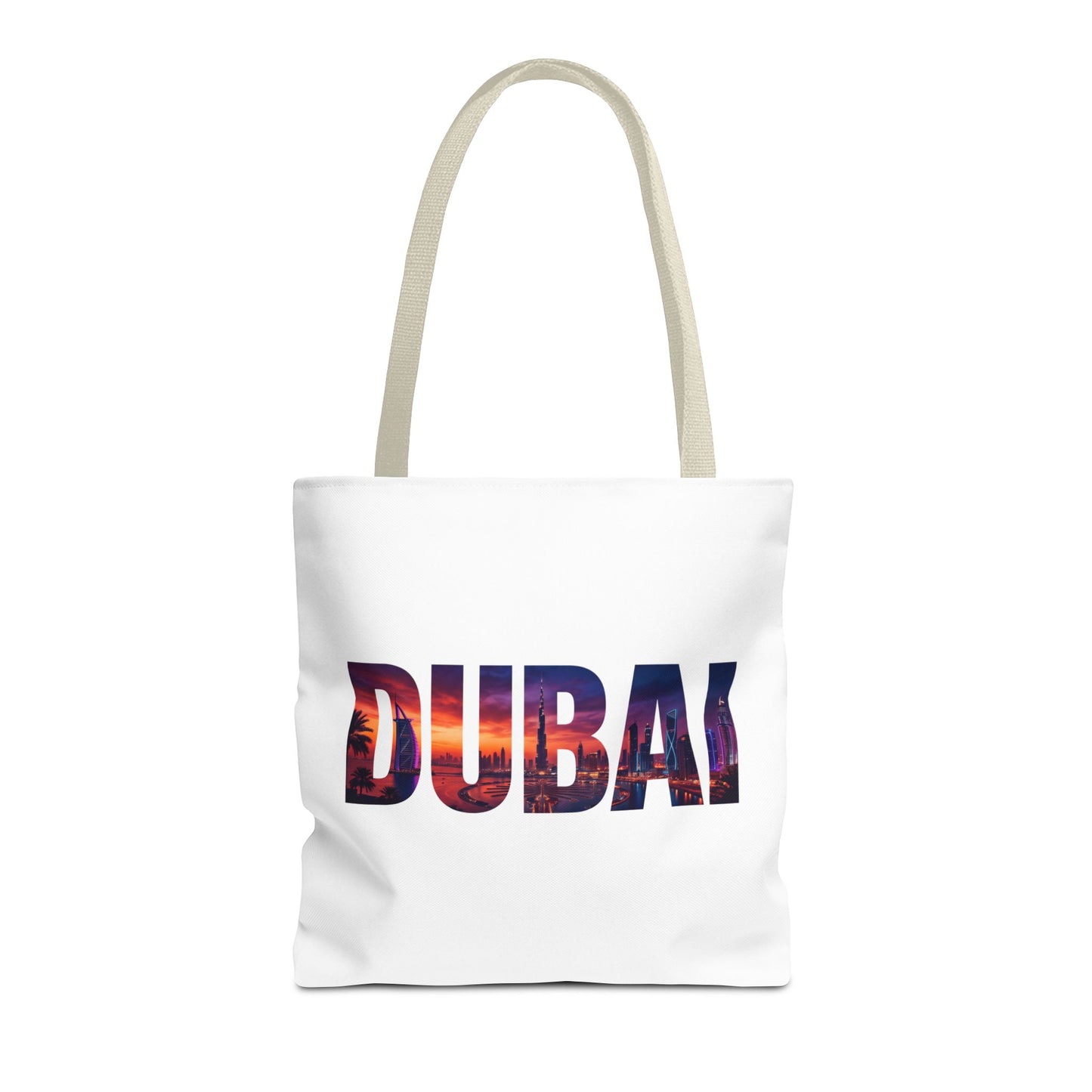 Dubai Sunset Tote Bag - City Skyline Travel Tote