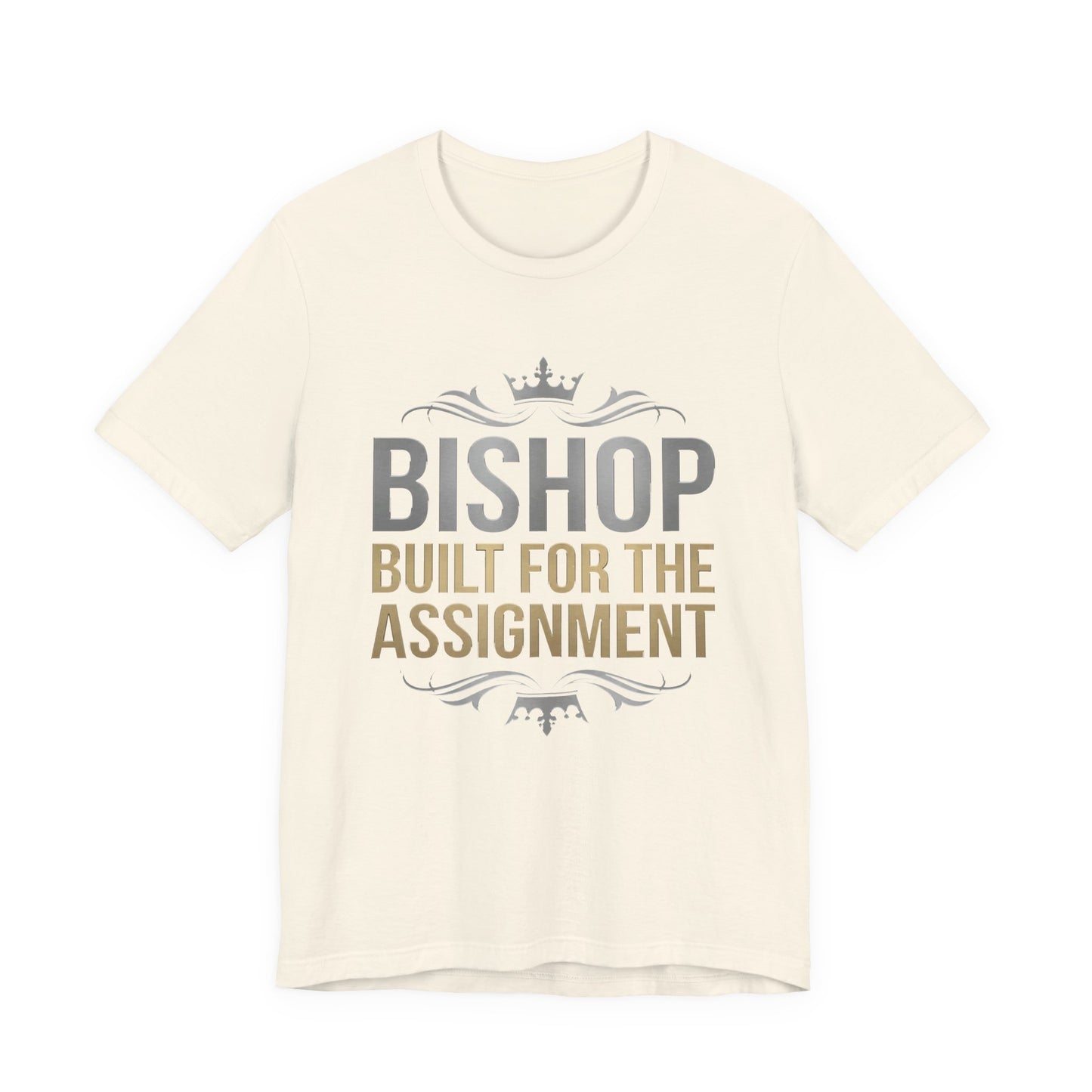 Bishop "Built for the Assignment" T-Shirt — Inspirational Church Leadership Tee