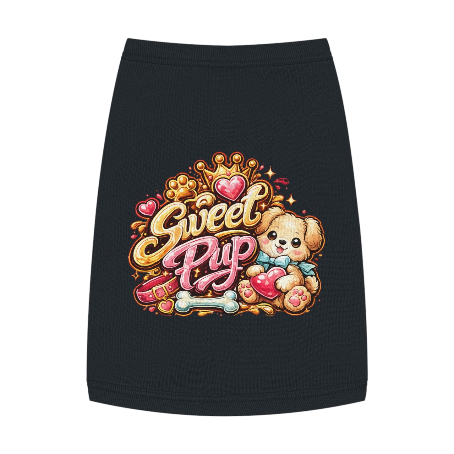 Sweet Pup Dog Tank Top — Cute Puppy Graphic Pet Tee