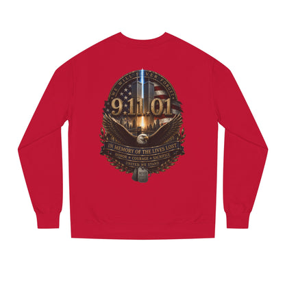 9/11 Memorial Sweatshirt – In Memory of the Lives Lost Tribute Crewneck