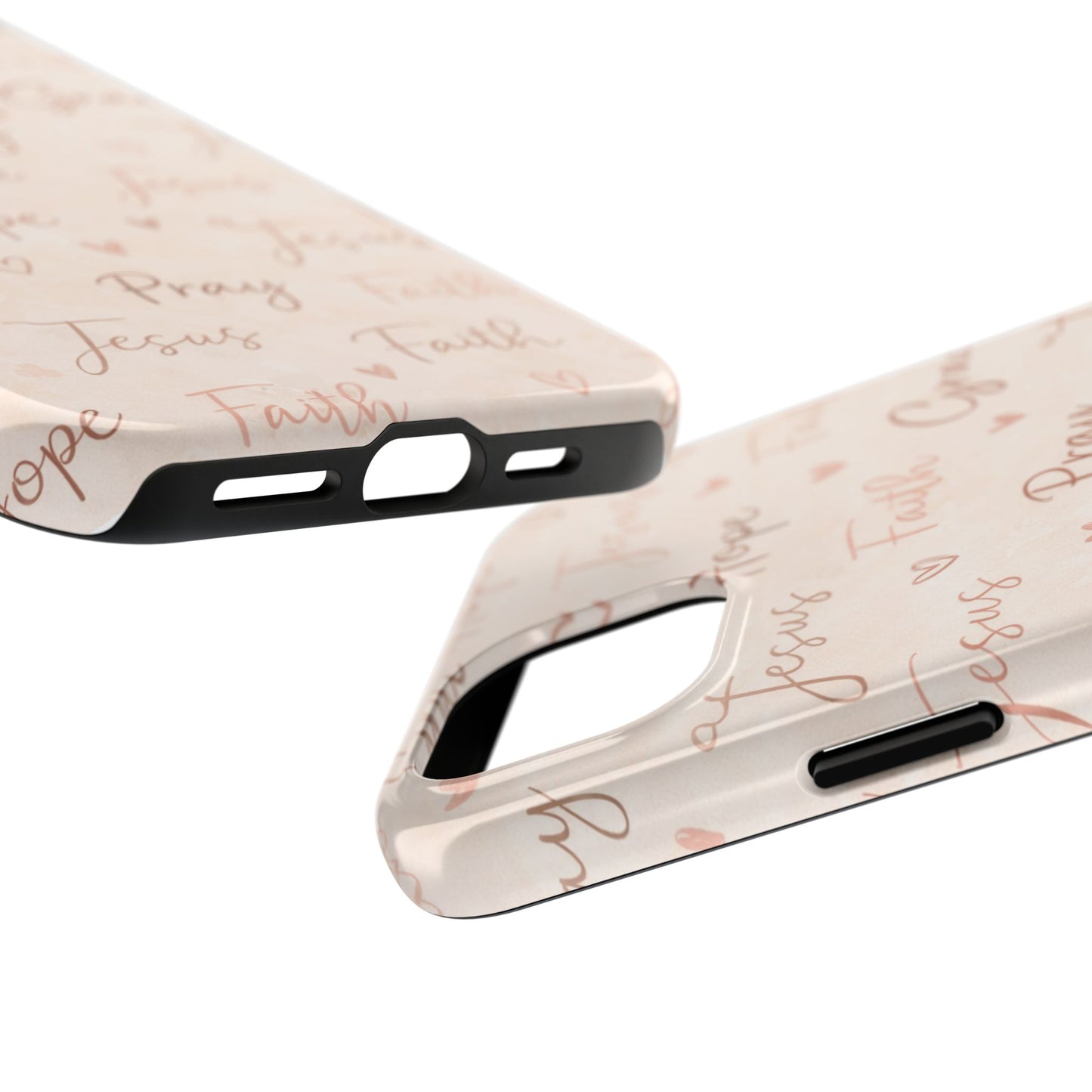 Pray Grace Hope Phone Case | Christian Floral iPhone Case