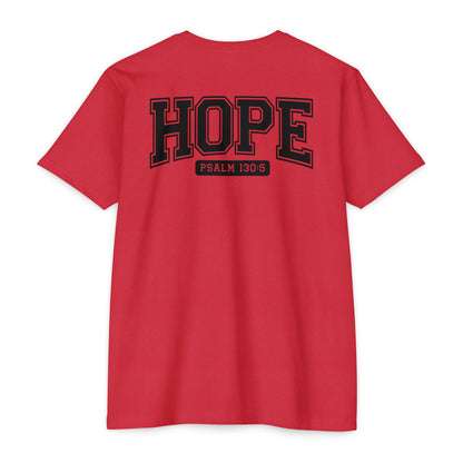 Hope Psalm 130:5 T-Shirt — Inspirational Faith Tee