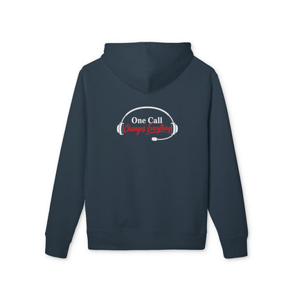 One Call Charge Emily Hoodie — Call Center Headset Crewneck for Customer Service Reps