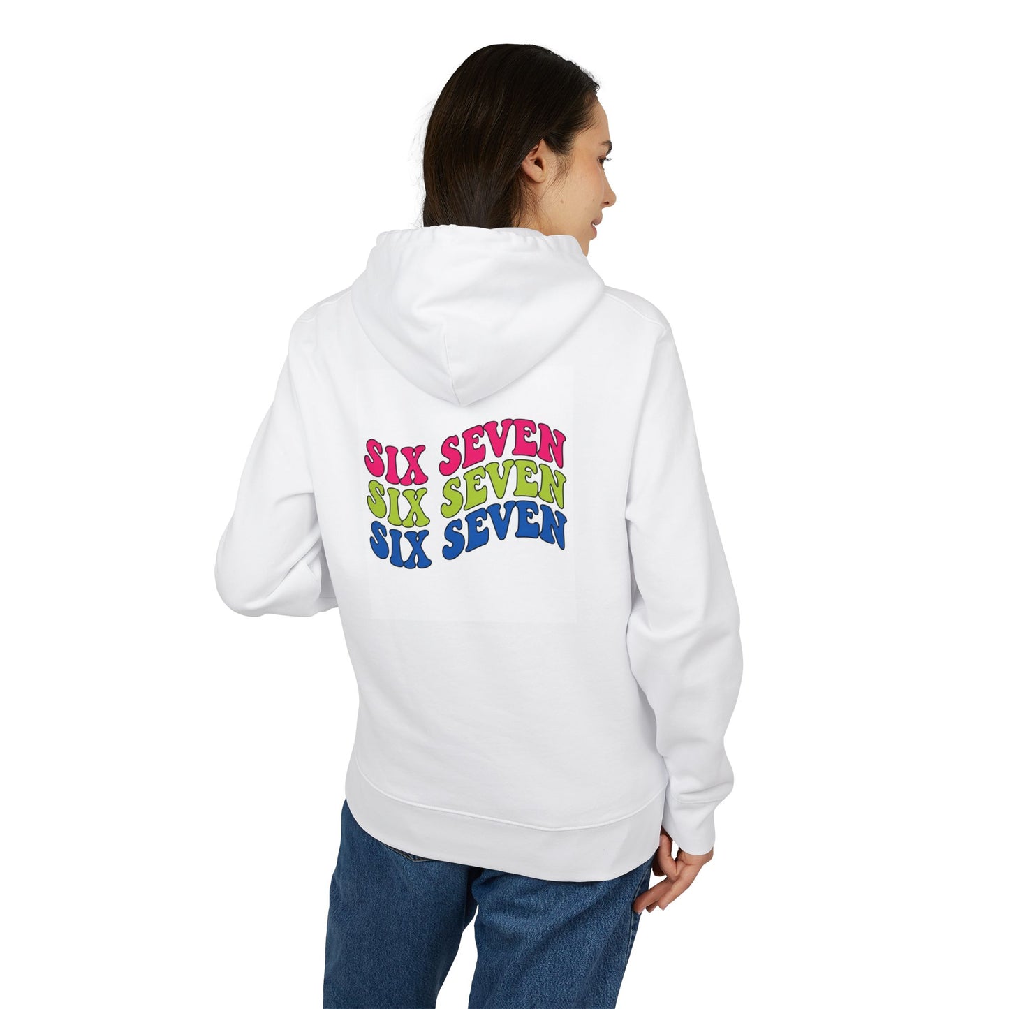 Retro "Six Seven" Graphic Hoodie — Vintage Psychedelic Streetwear