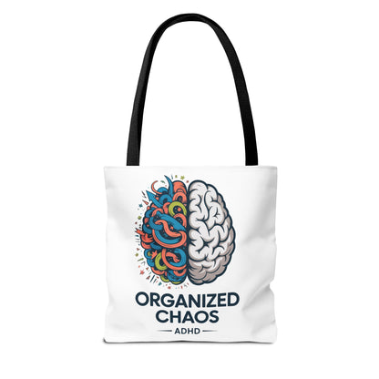 ADHD Tote Bag — "Organized Chaos" Brain Design