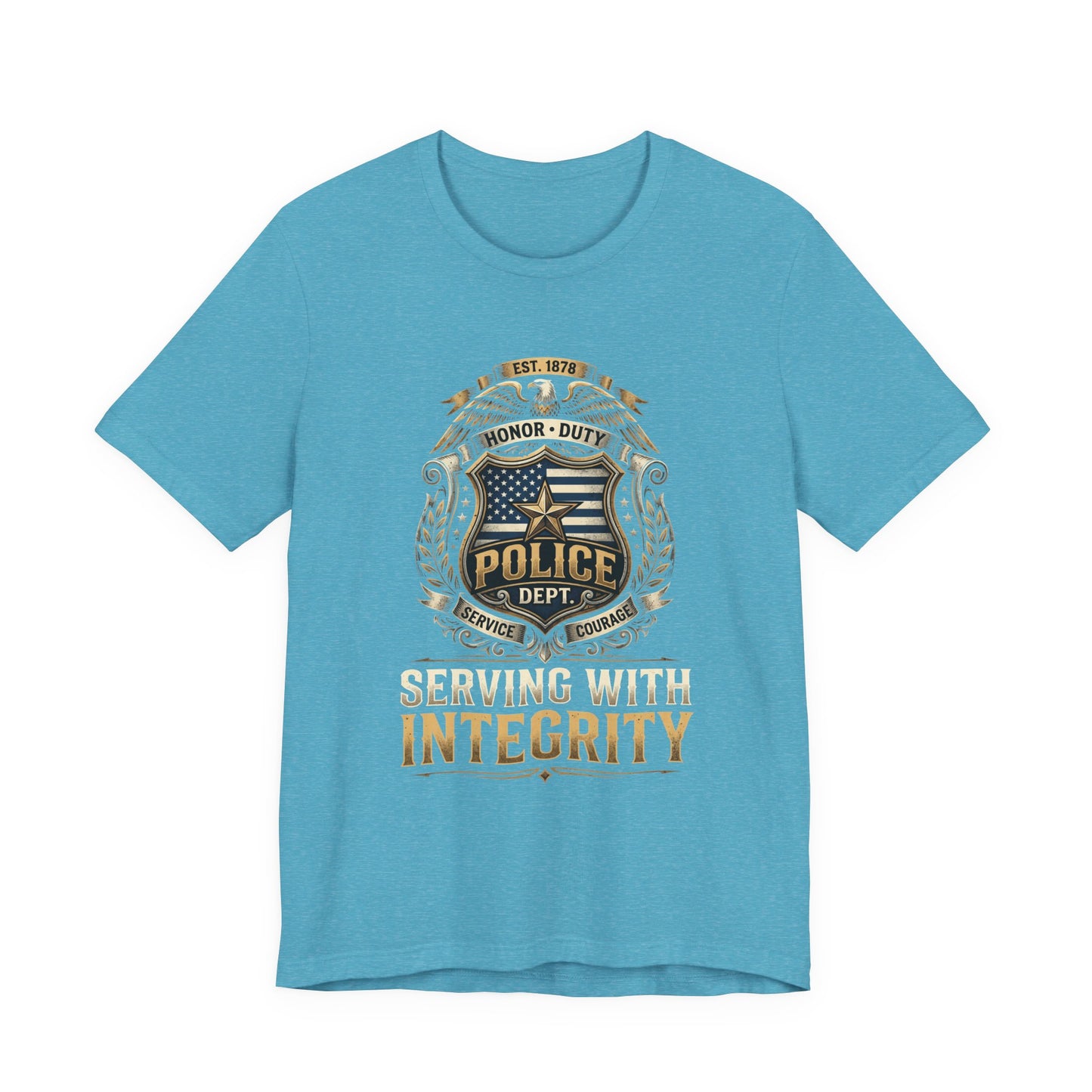 Police Badge 'Serving With Integrity' T-Shirt