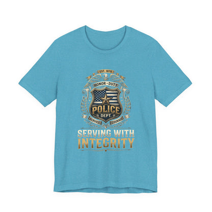 Police Badge 'Serving With Integrity' T-Shirt