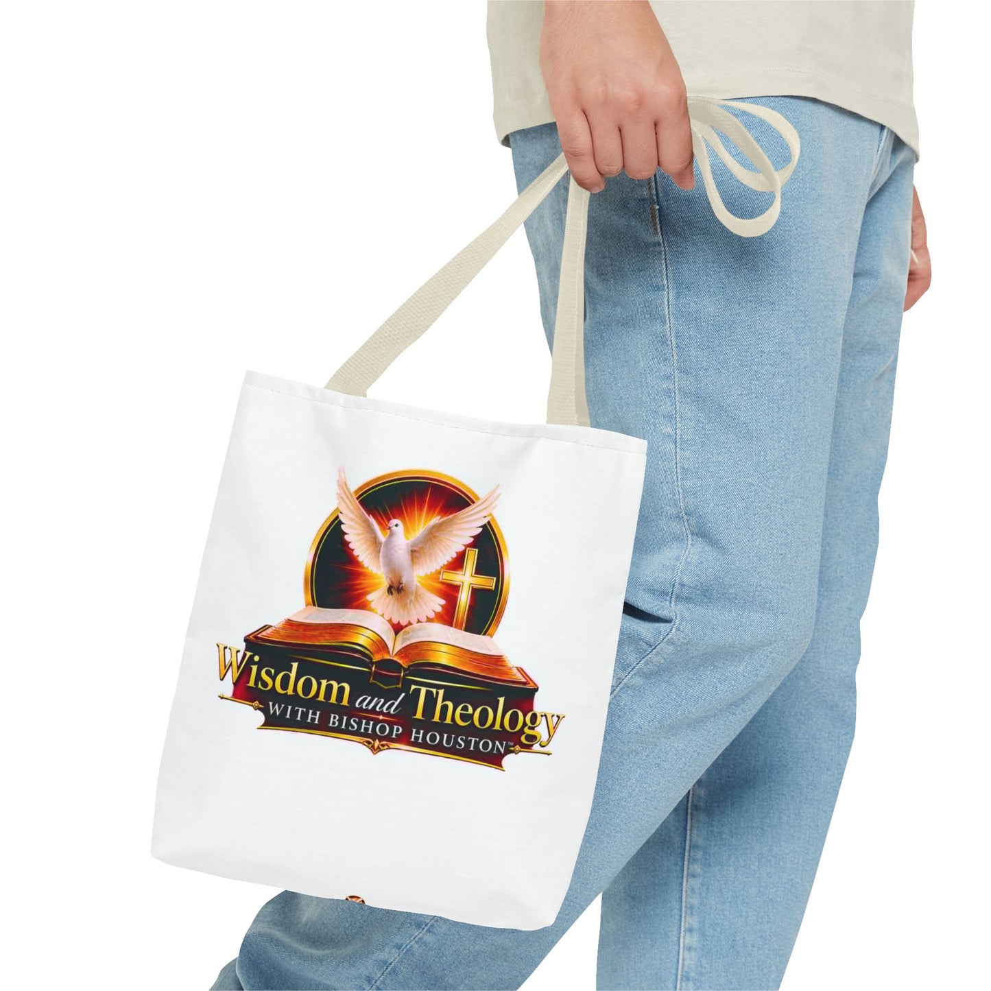 Christian Wisdom & Theology Tote Bag — 'Wisdom and Theology with Bishop Houston' Inspirational Faith Tote