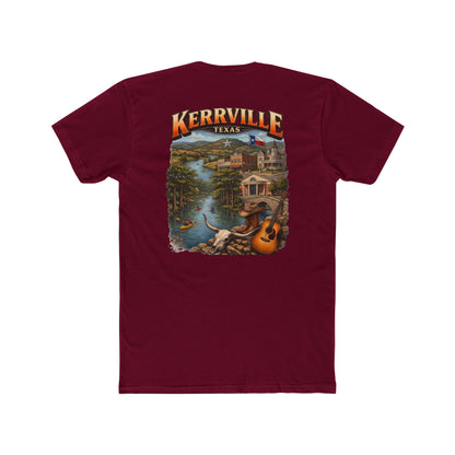 Kerrville Texas Scenic T-Shirt — Riverfront Guitar Vintage Travel Tee