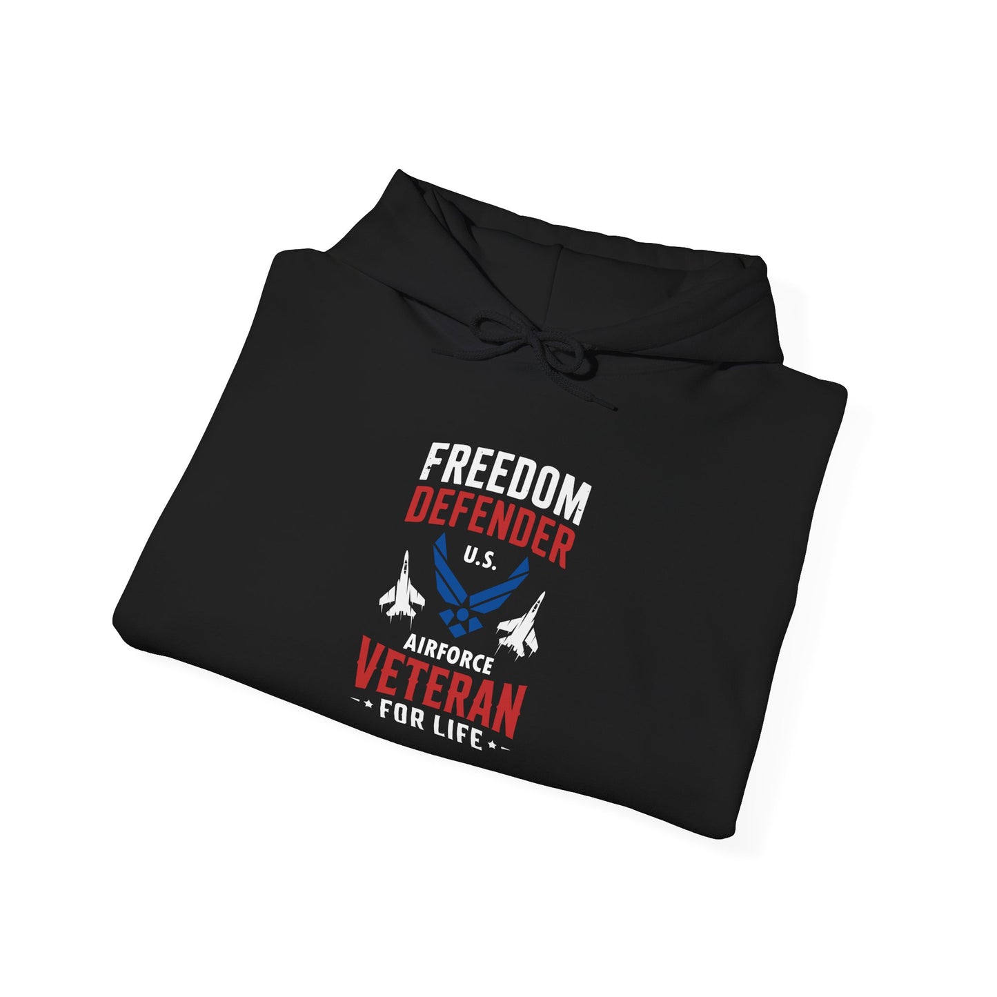 Freedom Defender U.S. Airforce Life Veteran Hoodie