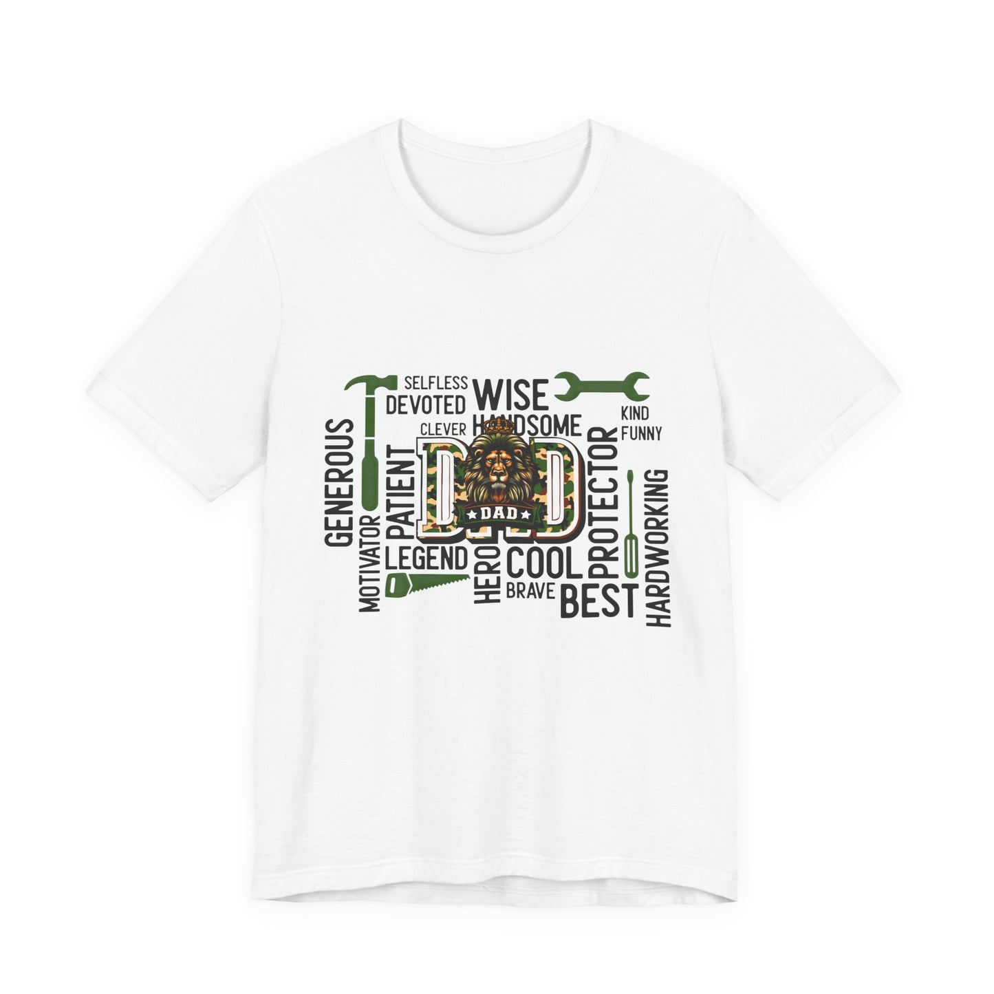 Best Dad Toolbox Word Cloud T-Shirt