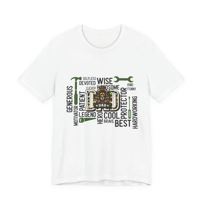 Best Dad Toolbox Word Cloud T-Shirt