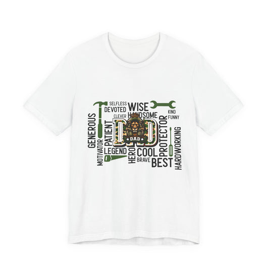 Best Dad Toolbox Word Cloud T-Shirt
