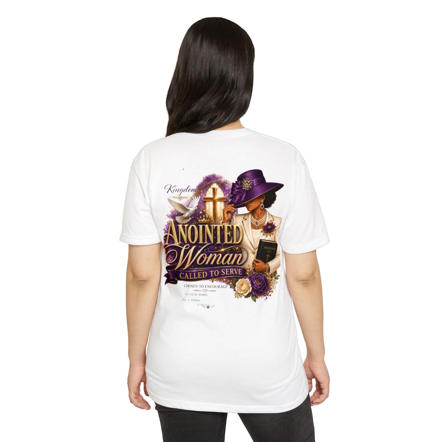 Anointed Woman T-Shirt — "Called to Serve" Christian Faith Tee