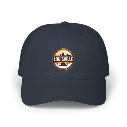 Louisville Skyline Dad Cap — Vintage Round Logo Embroidered Hat