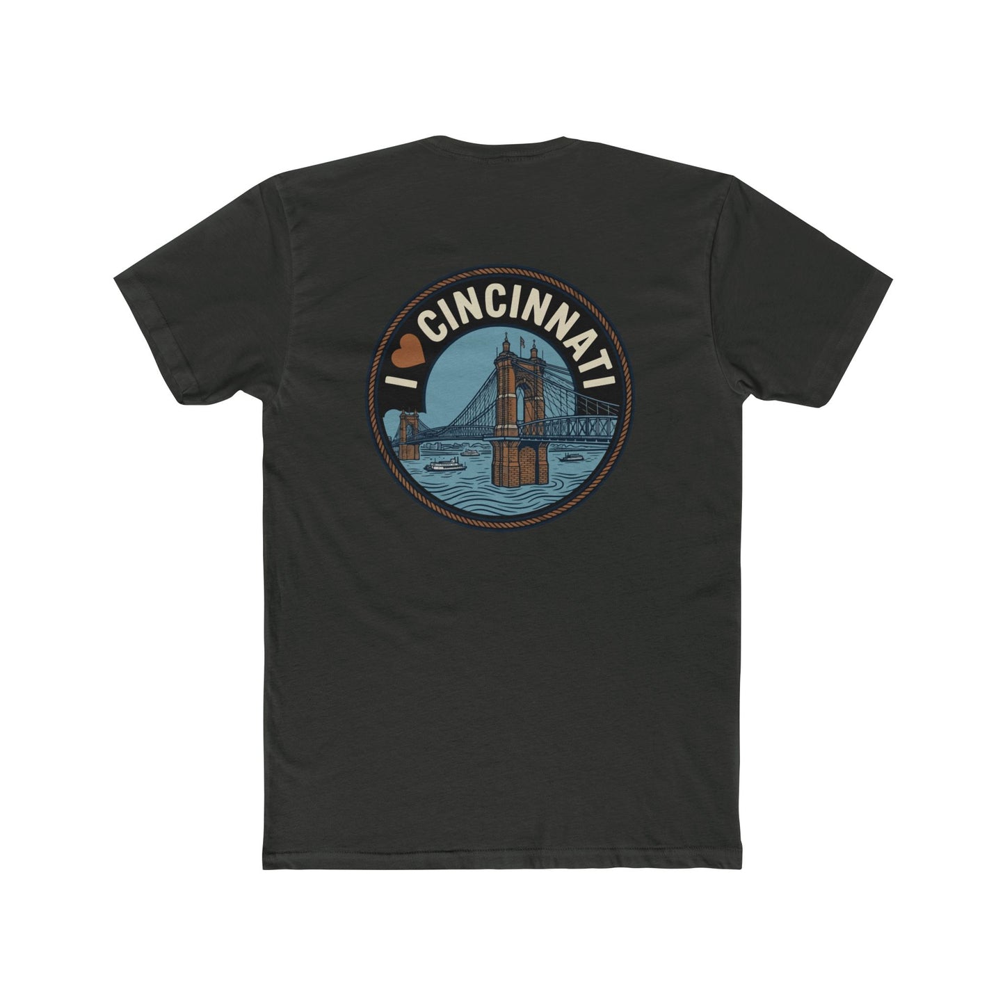 I Heart Cincinnati Tee — Cincinnati Skyline Crew T-Shirt
