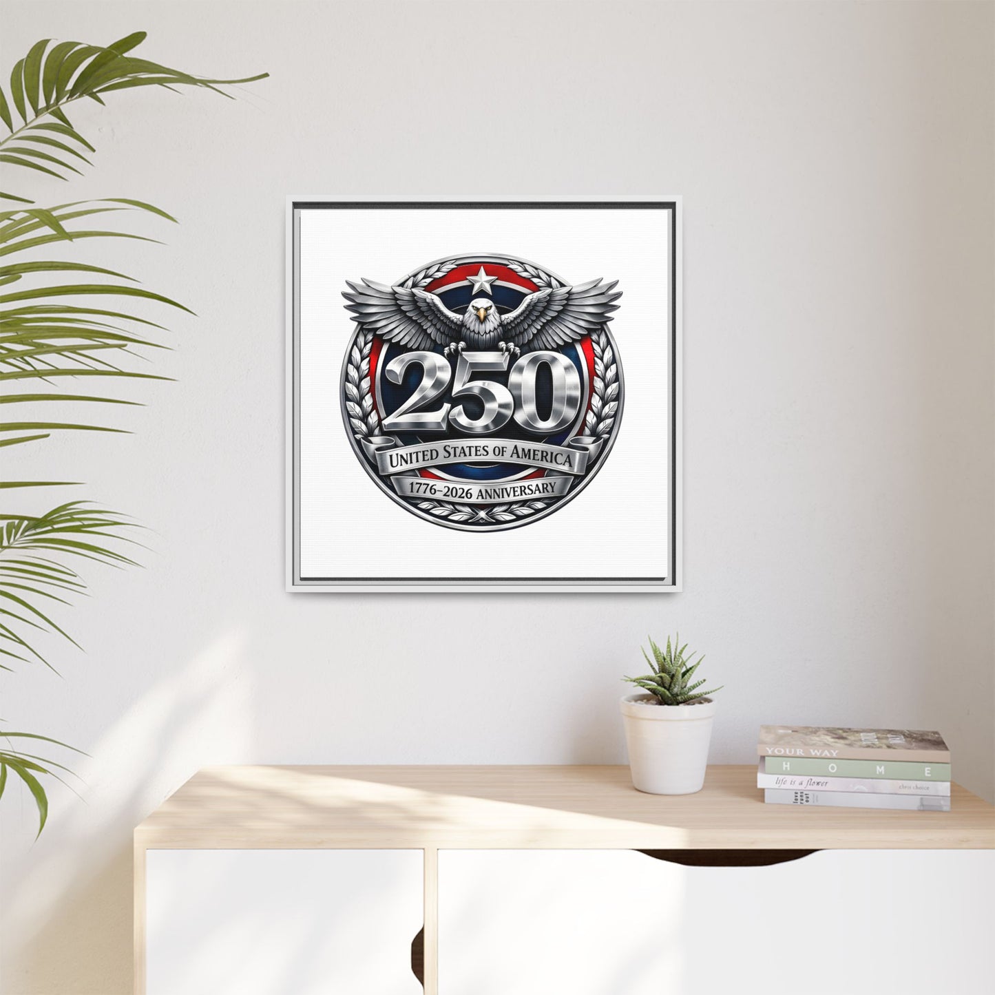 Matte Canvas, Framed (Multi-color)