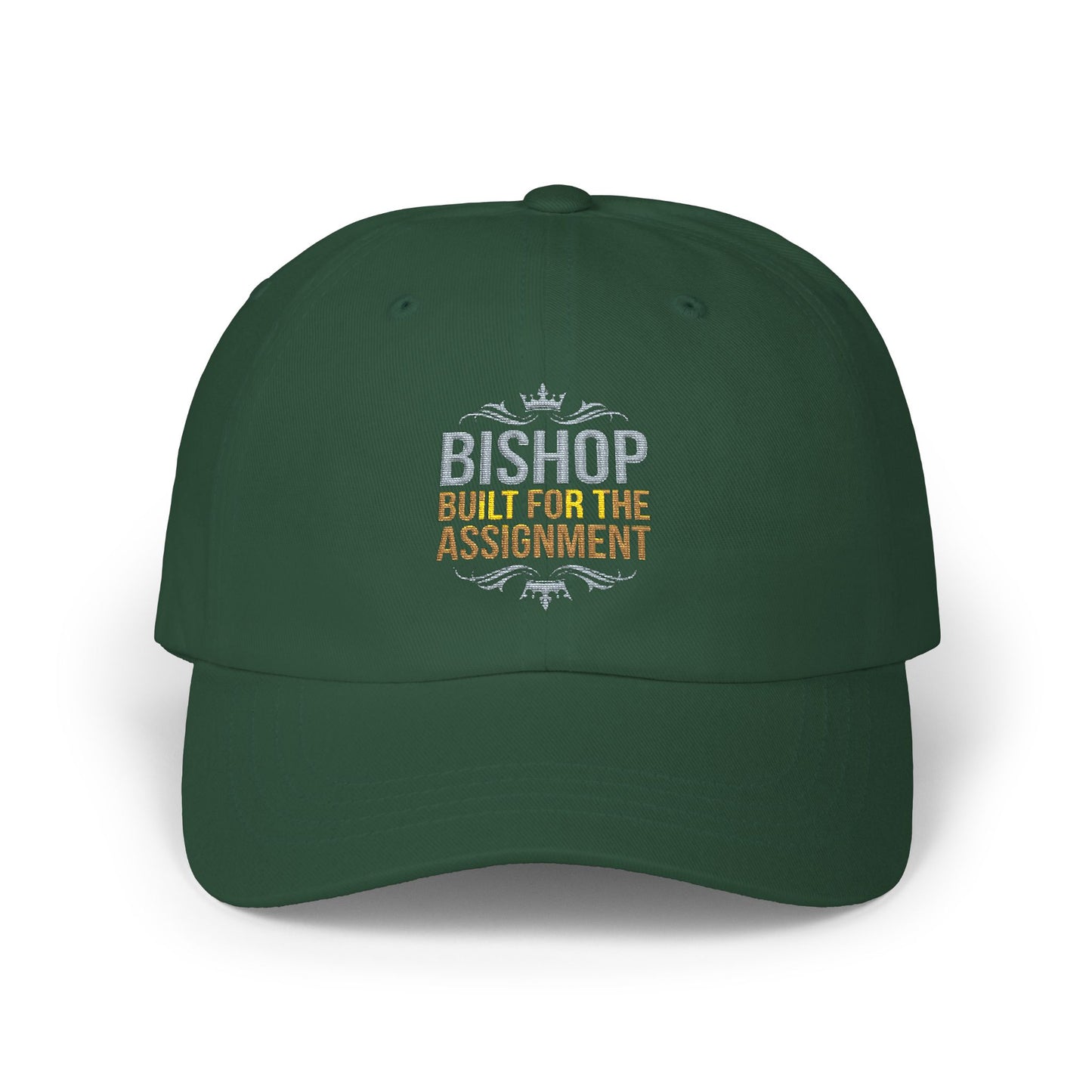 Bishop "Built for the Assignment" Classic Dad Cap — Embroidered Baseball Hat