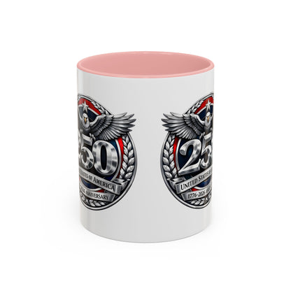 250th USA Bicentennial Eagle Coffee Mug — 1776–2026 Anniversary Accent Mug