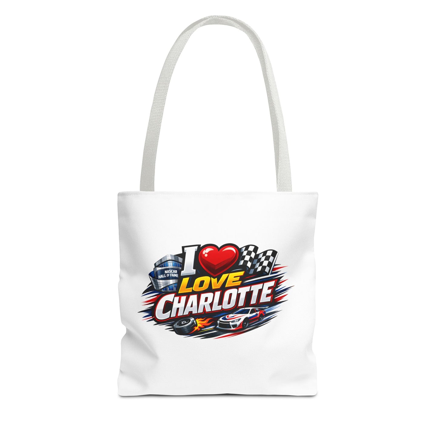 I Love Charlotte Racing Tote Bag