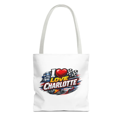 I Love Charlotte Racing Tote Bag
