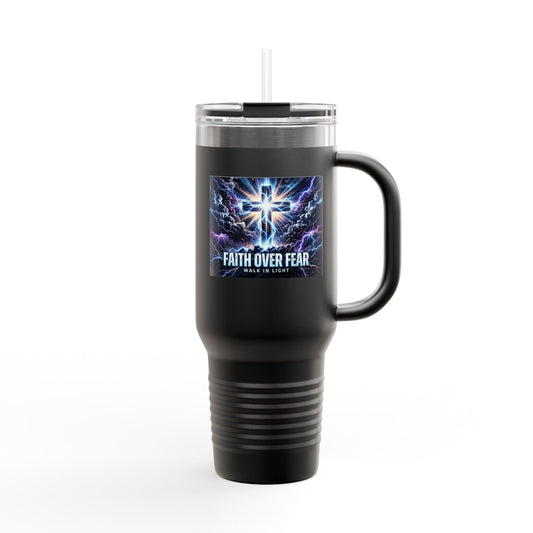 Faith Over Fear 40oz I Stainless Steel Tumbler
