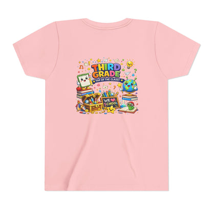 Third Grade Kids Tee — "Third Grade Out of the Classroom" Back-to-School Youth Shirt