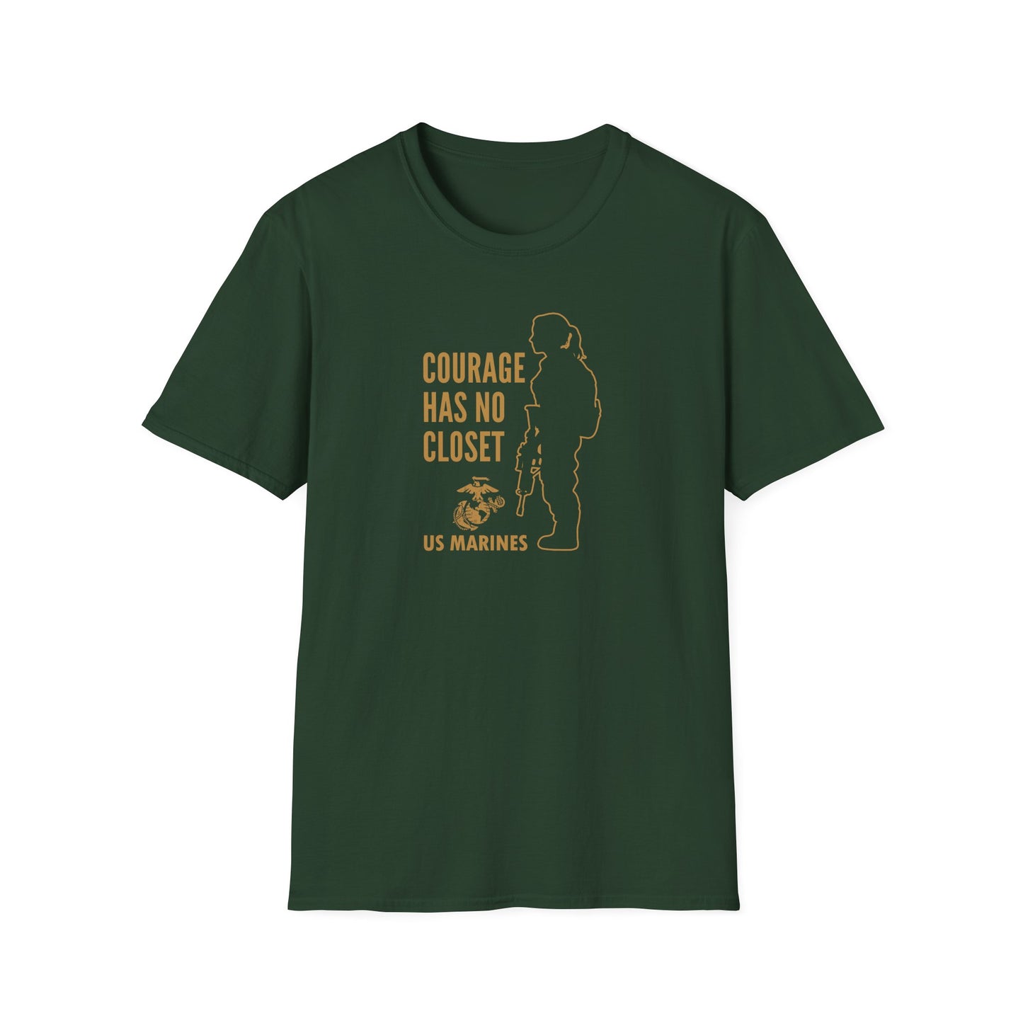 US Marines “Courage Has No Closet” T-Shirt