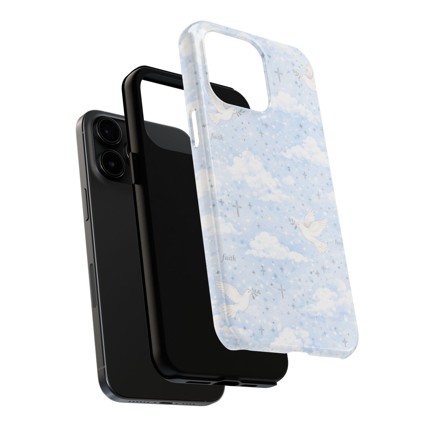 Hope Faith Phone Case | Christian floral iPhone Case