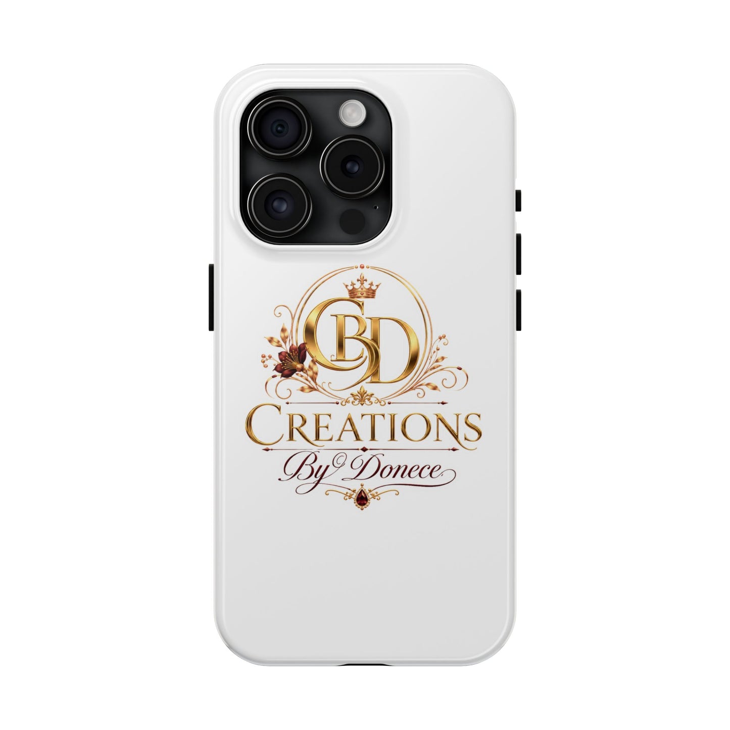 BD Creations By Donece Elegant Logo Tough Phone Case — Protective iPhone Cover