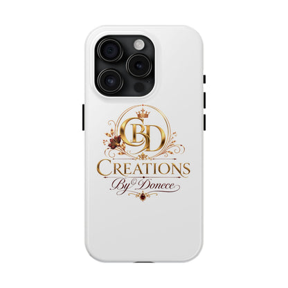 BD Creations By Donece Elegant Logo Tough Phone Case — Protective iPhone Cover