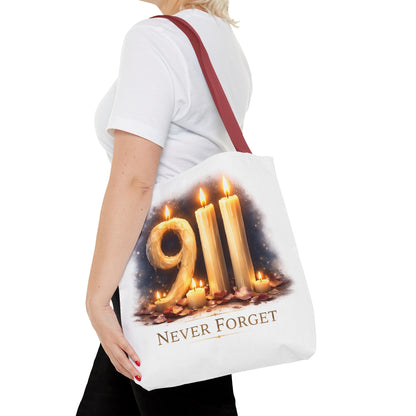 9/11 Never Forget Memorial Tote Bag