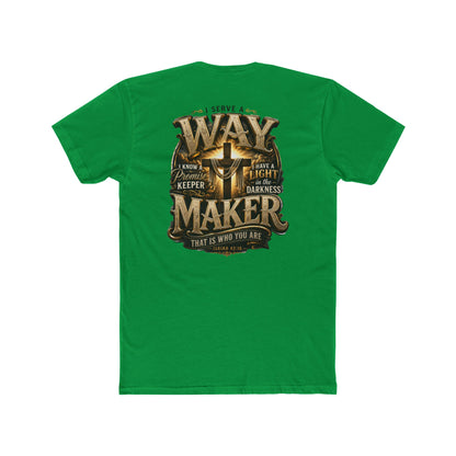 Waymaker T-Shirt — Christian Faith Graphic Tee with Cross and Inspirational Verse