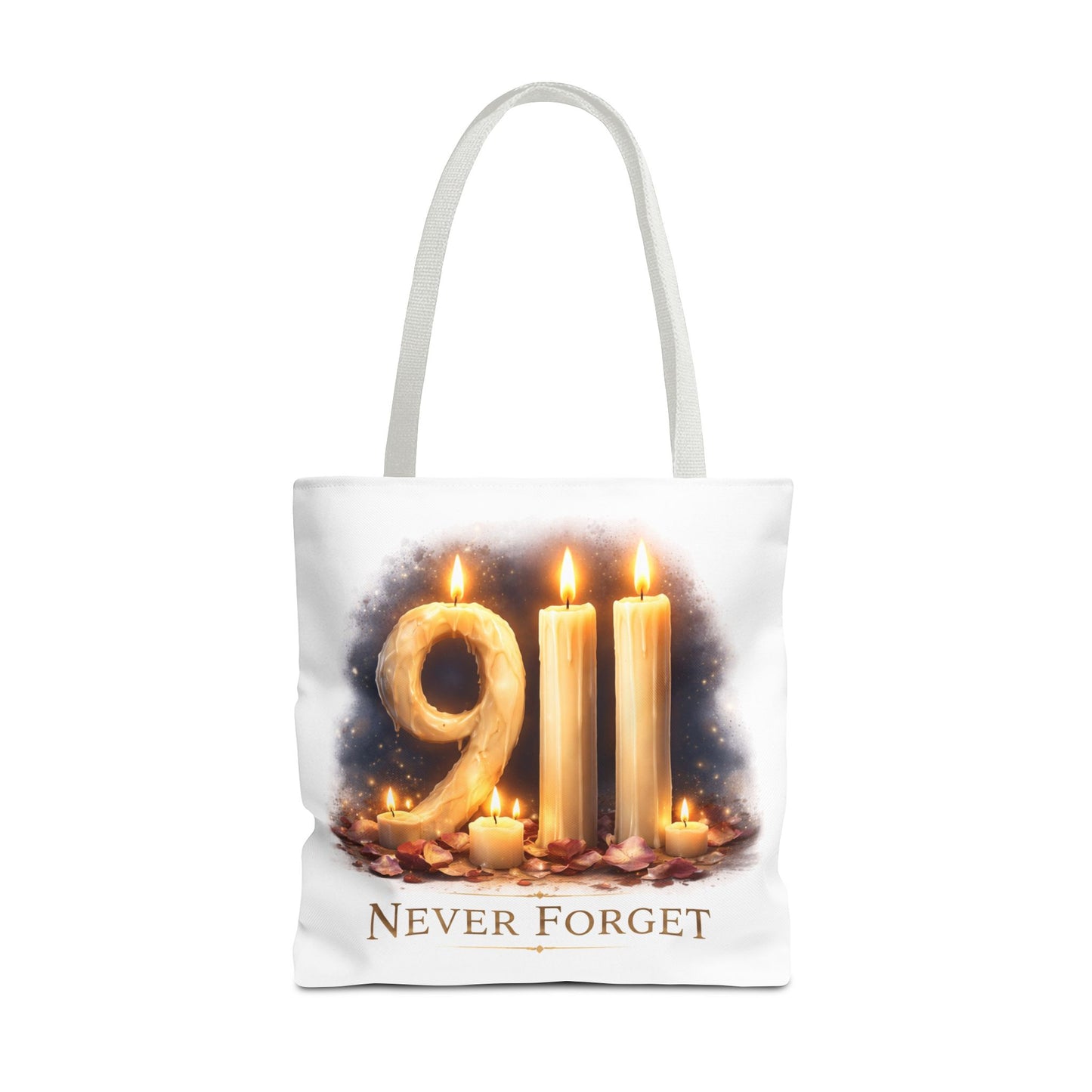 9/11 Never Forget Memorial Tote Bag