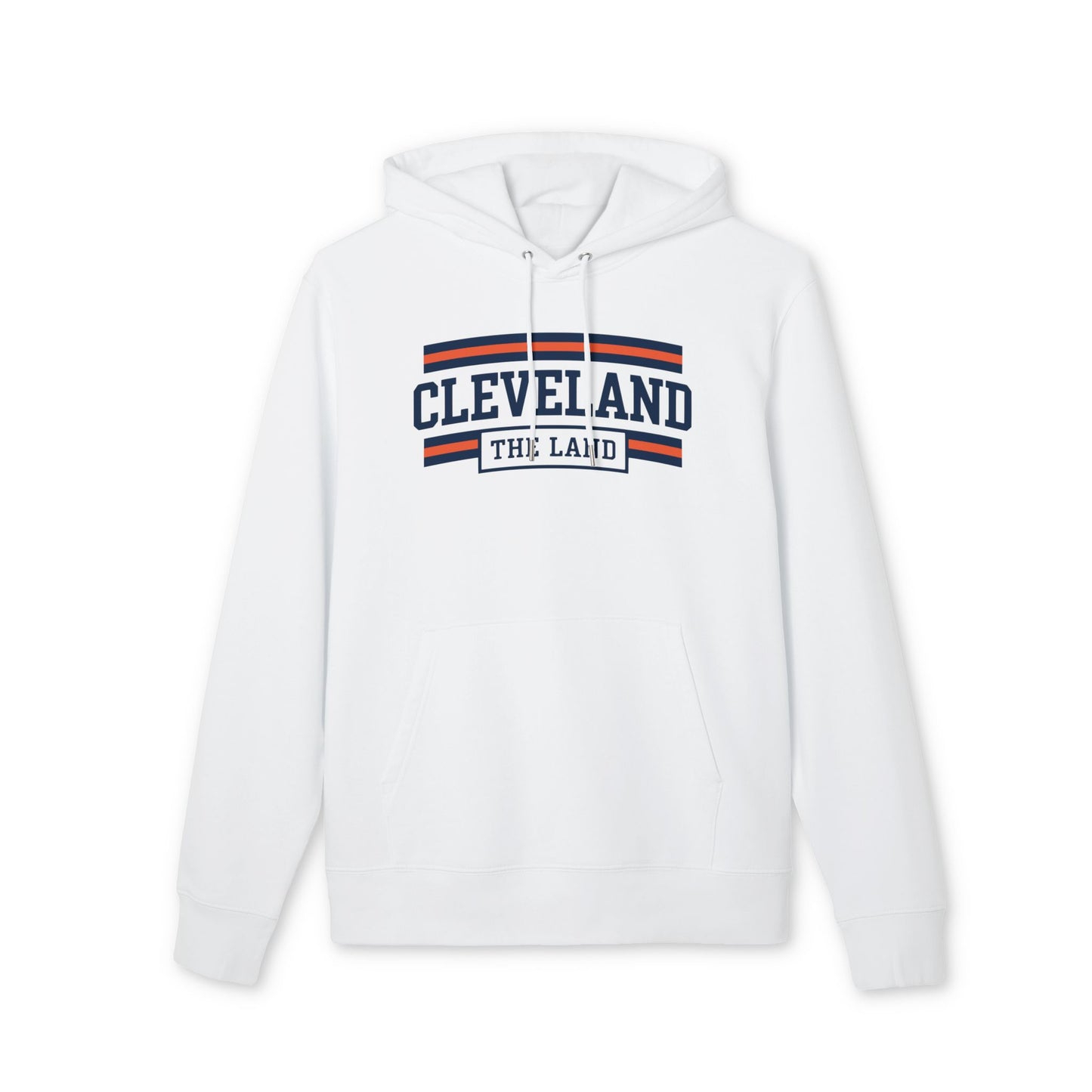 Cleveland "The Land" Hoodie — Retro Striped City Crewneck