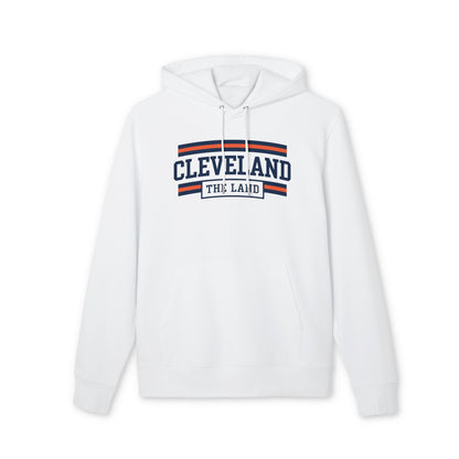 Cleveland "The Land" Hoodie — Retro Striped City Crewneck