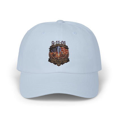 9-11 Memorial Dad Cap – Patriotic World Trade Center Tribute Hat