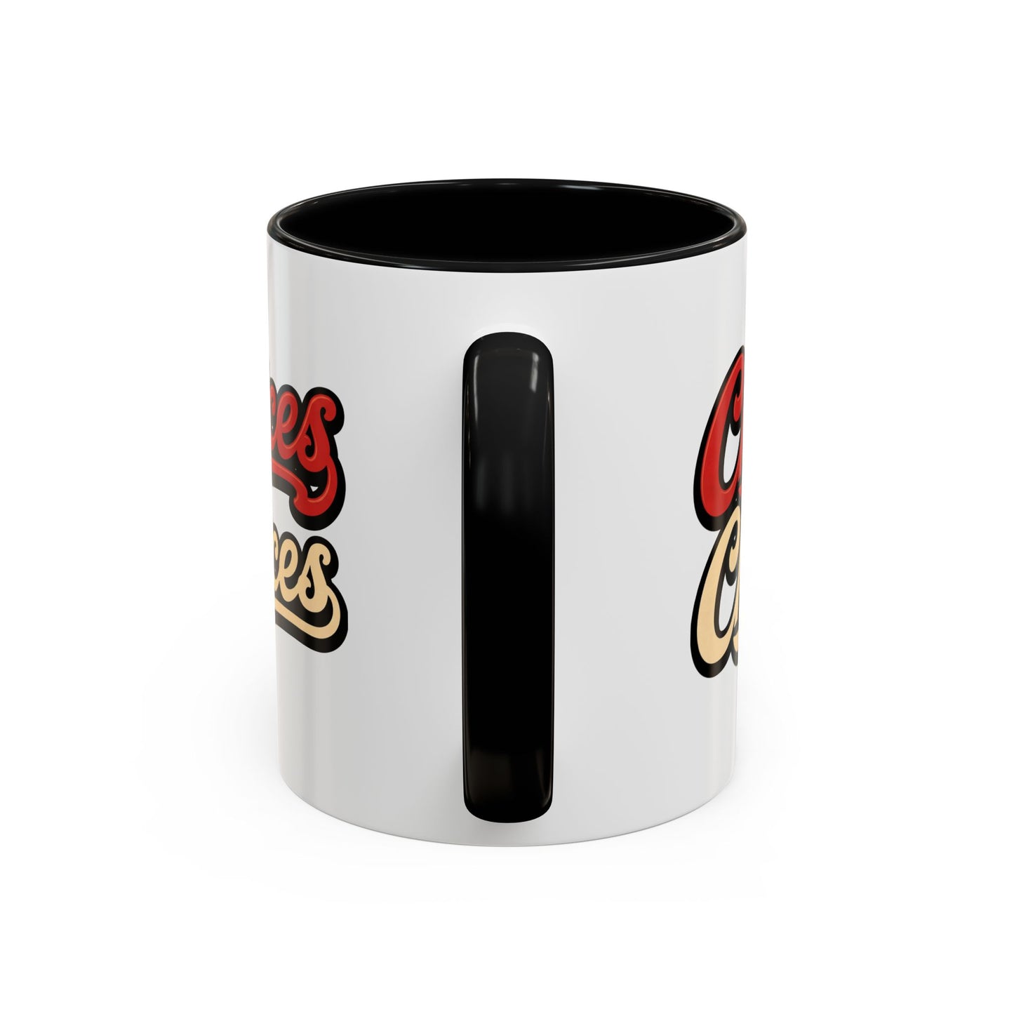 Choices Retro Accent Coffee Mug — Vintage Script 11/15oz