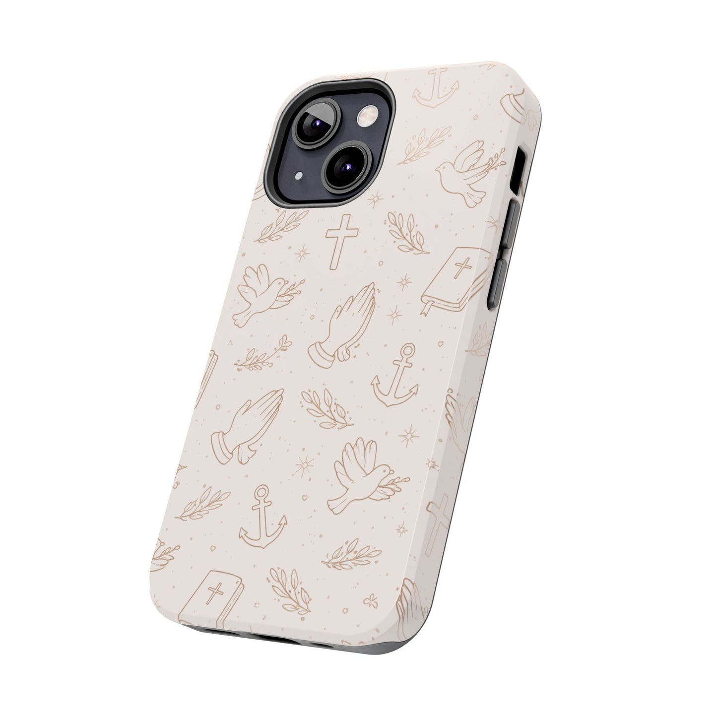 Symbols of Grace Phone Case | Christian Floral iPhone Case