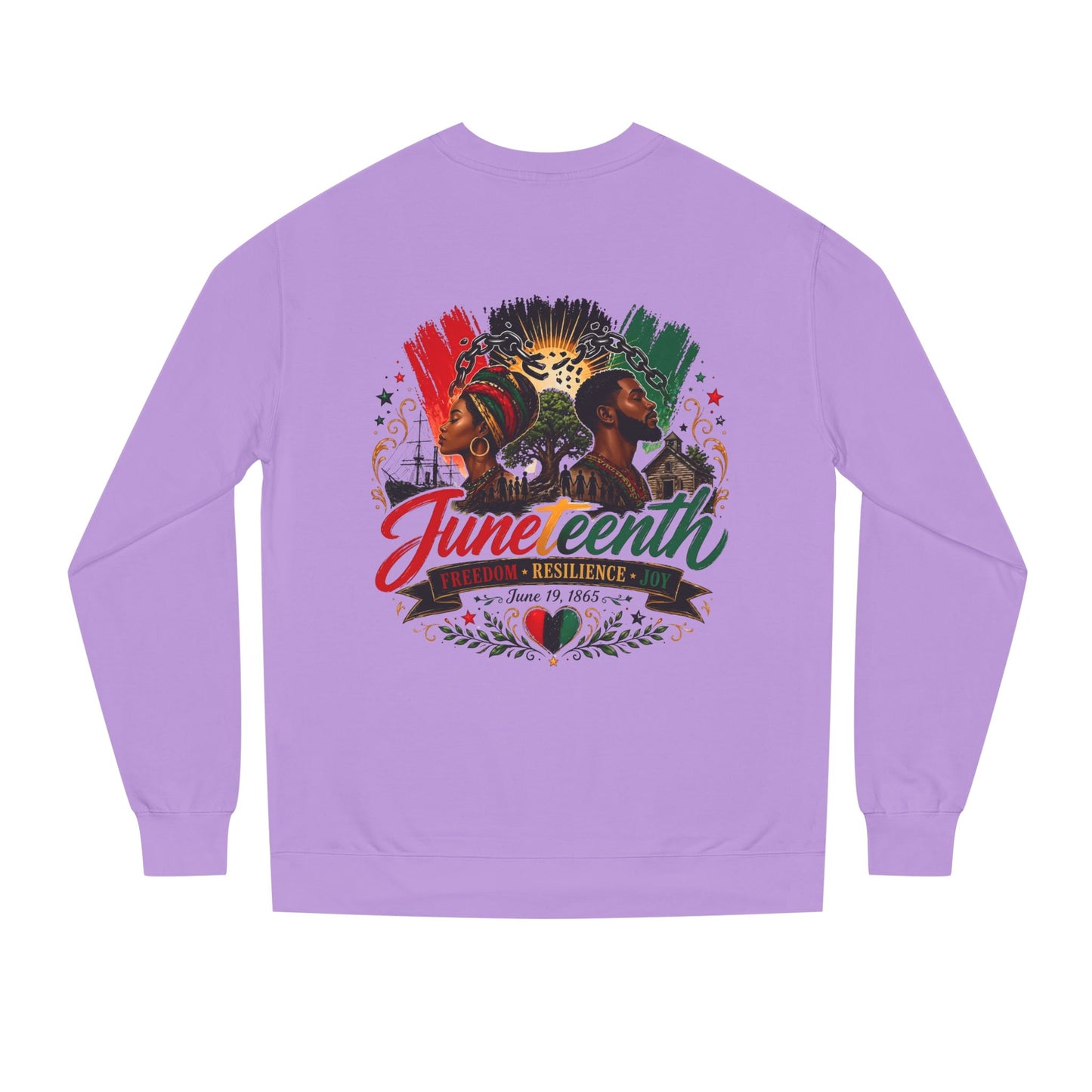 Juneteenth Sweatshirt — Juneteenth Proud Graphic Crewneck
