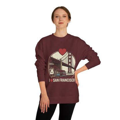San Francisco Sweatshirt – I  San Francisco Golden Gate Bridge Crewneck