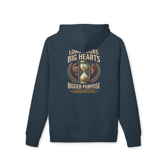 Nurse Hourglass Hoodie — Long Hours, Big Hearts, Bigger Purpose