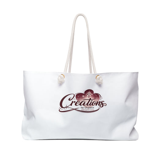 Weekender Bag — Creations by Despina Logo Tote
